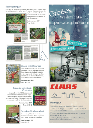 Das Preisausschreiben zu Weihnachten von der Bauernzeitung