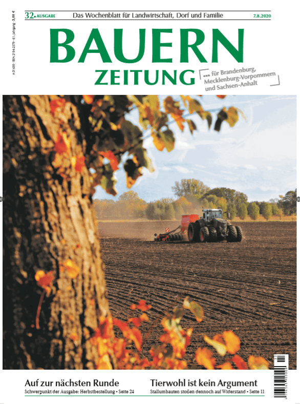 Ausgabe 32 der Bauernzeitung.