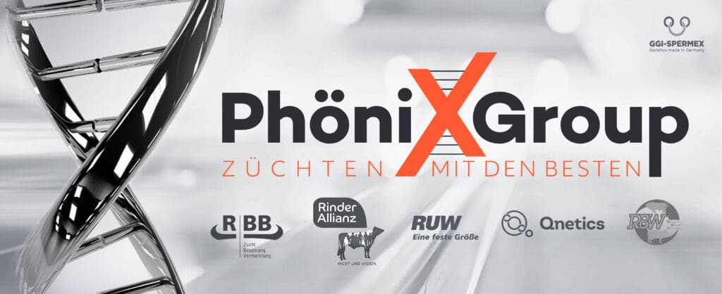 Logo der PhönixGroup - eines der größten Rinderzuchtprogramme in Europa