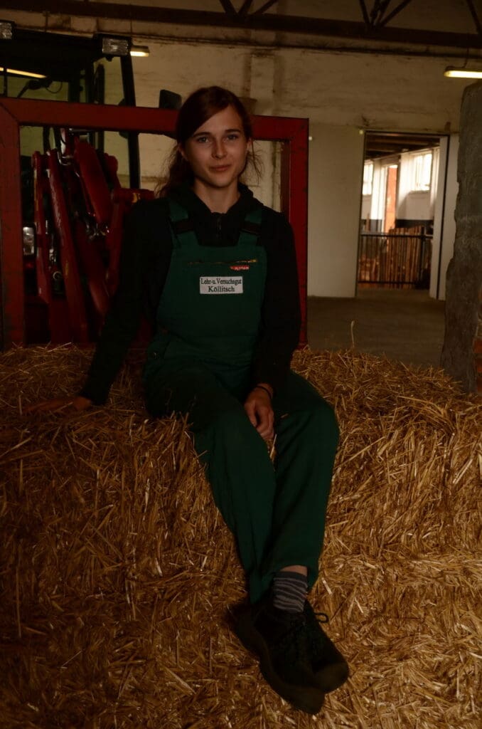 Jessica Unger hat vor wenigen Wochen ihre Schäferlehre in Köllitsch begonnen.