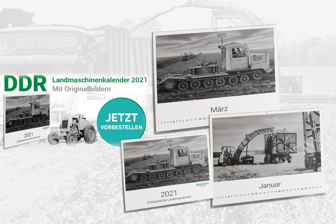 DDR Landmaschinen Kalender 2021