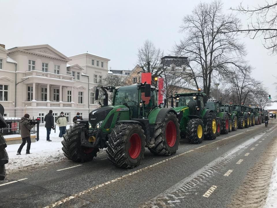 Bauerndemo gegen Insektenschutzgesetz Potsdam