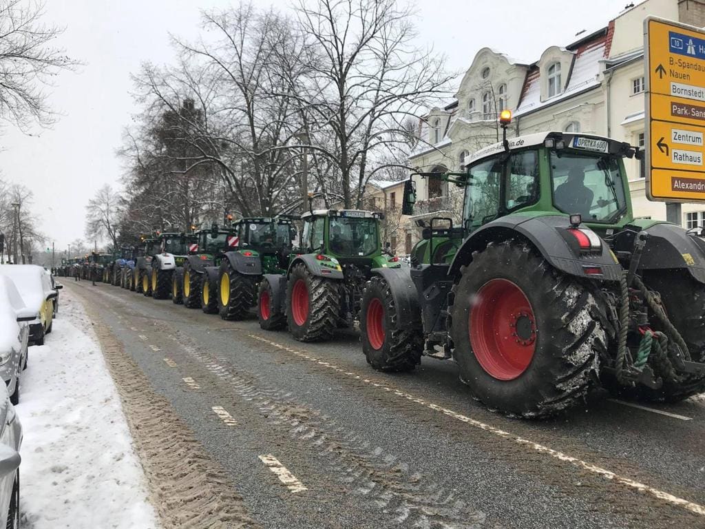 Bauerndemo gegen Insektenschutzgesetz Potsdam