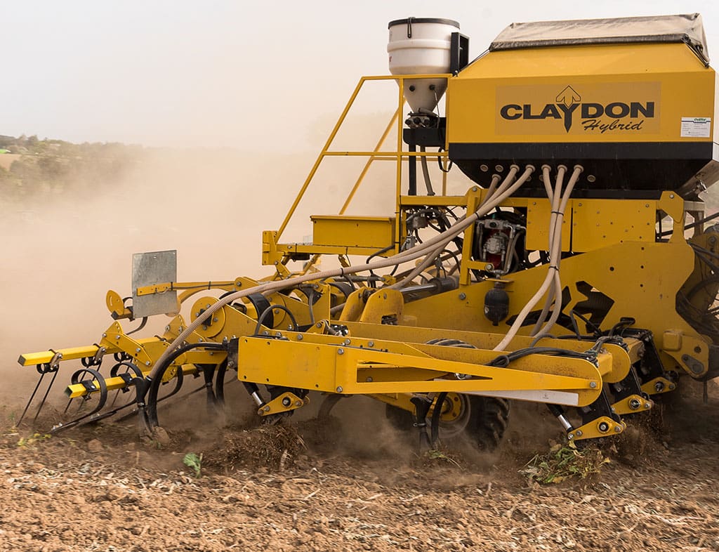 Claydon Hybrid-Sämaschine