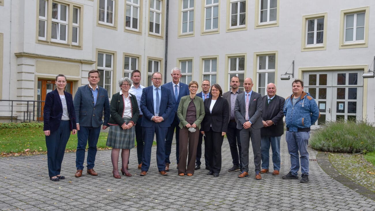 Der Agrarausschuss des Landtages von Sachsen-Anhalt nach seiner Konstituierung. (c) LTLSA/Stefanie Böhme