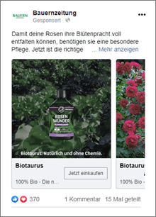 Bauernzeitung Social Ad - Karusselanzeige
