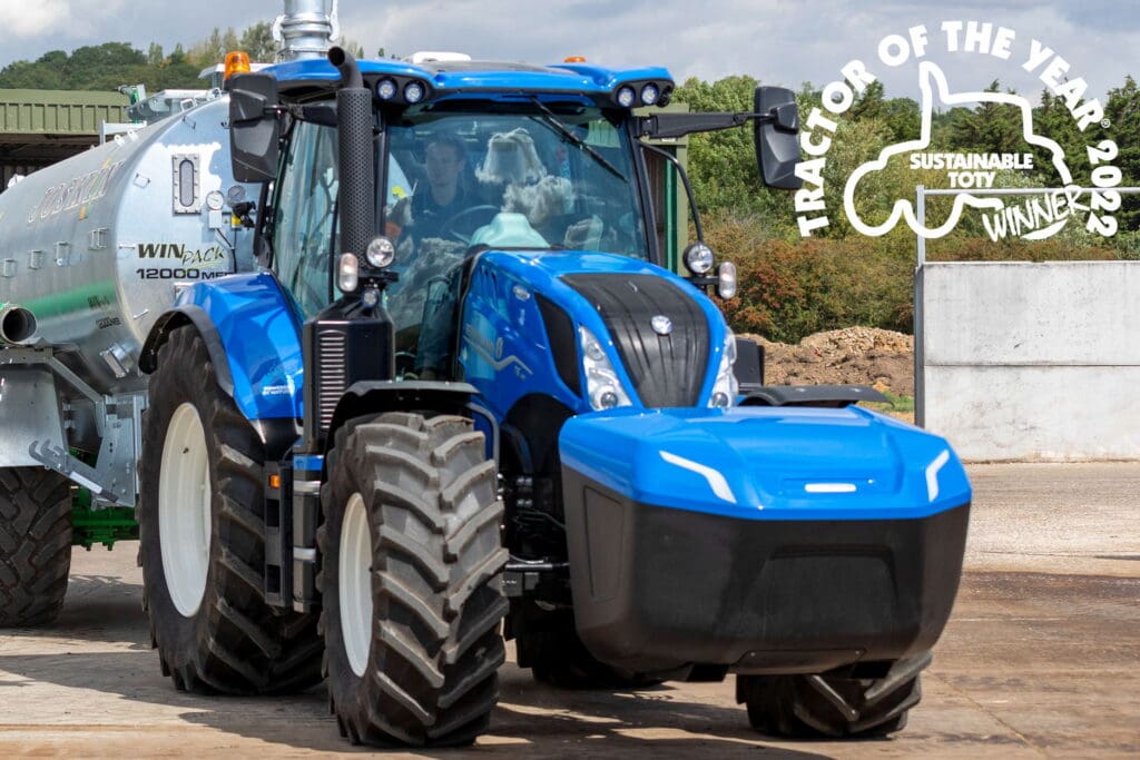 Keine Überraschung: New Holland gewinnt mit  dem T6.180 Methane Power die Nachhaltigkeitsauszeichnung Sustainable Tractor of the Year.