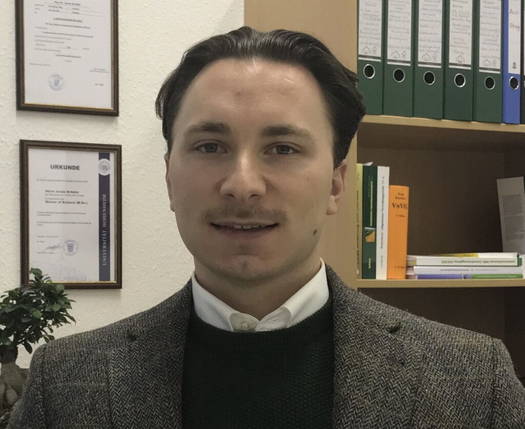 Dr. Jonas Schäler ist im Ministerium für Landwirtschaft, Umwelt und Klimaschutz für die einzelbetriebliche Investitionsförderung zuständig.