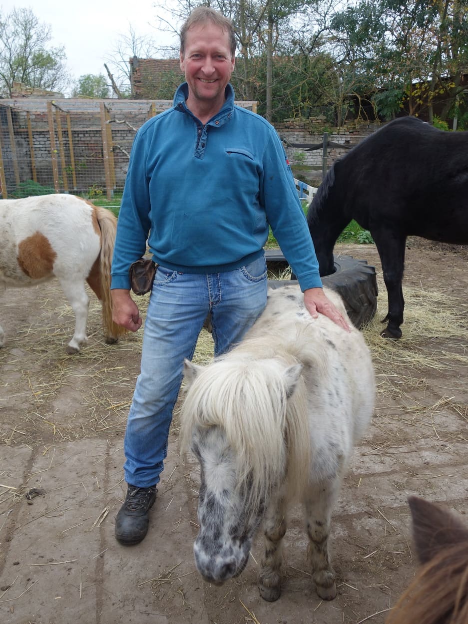 Pferdehof Pardemann, Volker Pardemann mit Pony