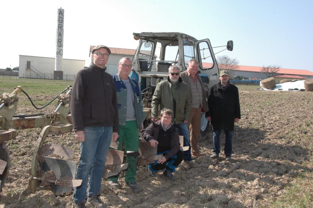 ZT-Ausfahrt in Thüringen (v. l.): Andreas Stehfest, Holger Schlöbe,  Constance Fuchs, Frank Ellmer, Axel Thielmann und Reinfried Geithner. 