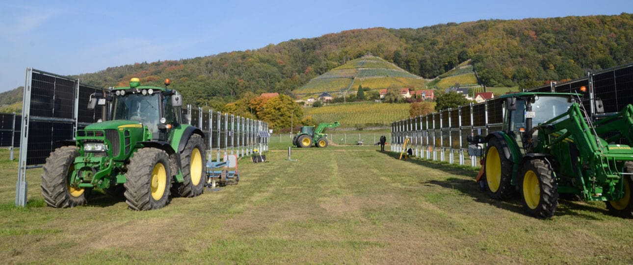 Agri-PV-Anlage, ein Projekt der HTW Dresden Agri-PV-Anlage, ein Projekt der HTW Dresden