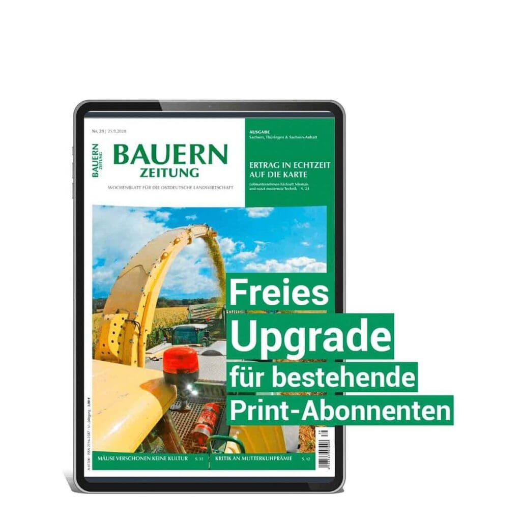 Bauernzeitung Upgrade 1 Jahr gratis