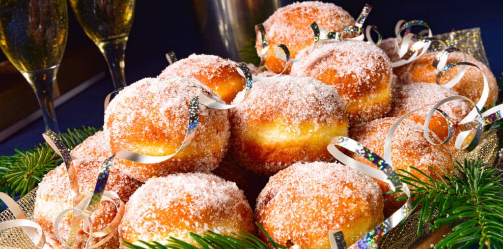 Pfannkuchen zu Silvester