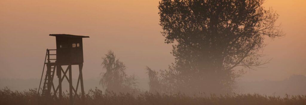 Hochstand für die Jagd