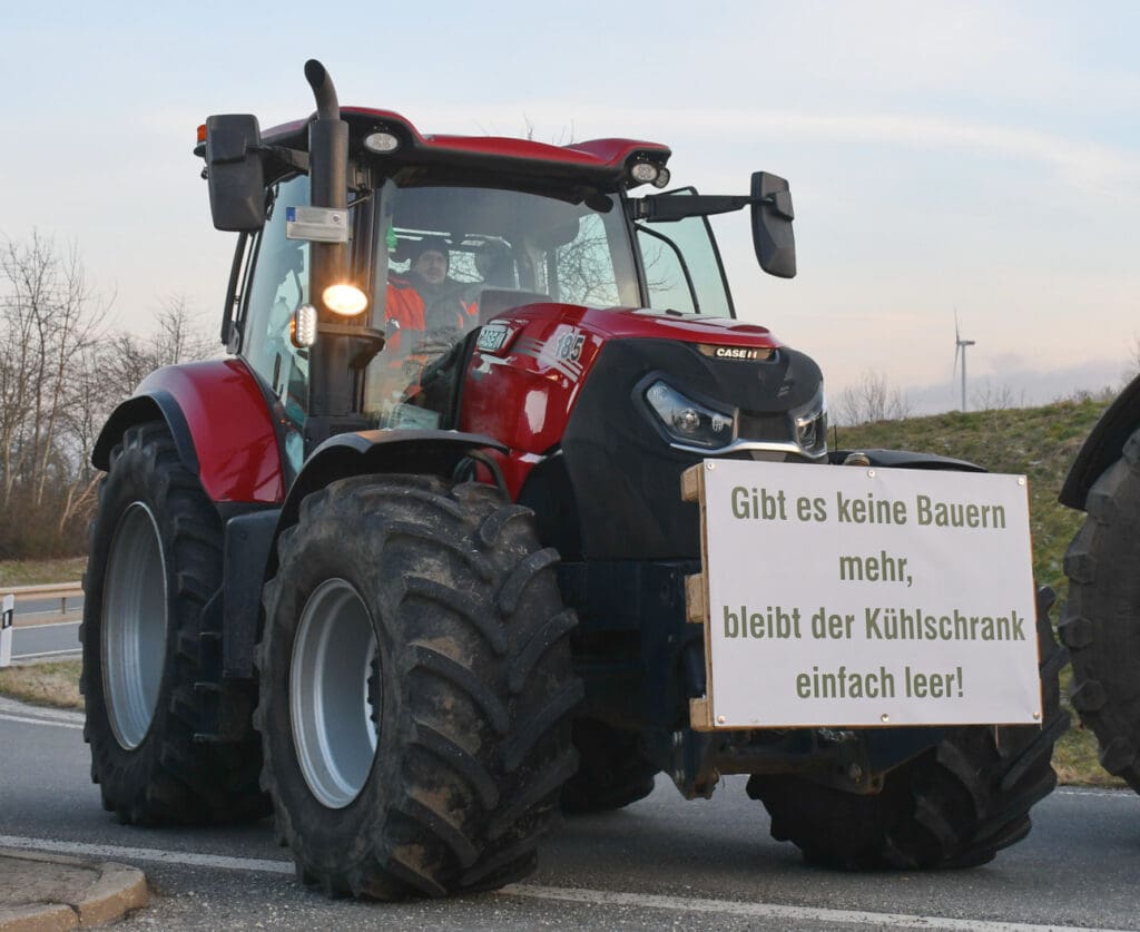 Bauernproteste in Sachsen