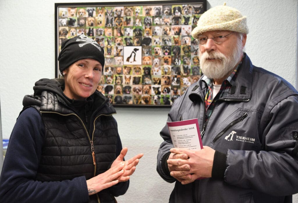 Landtierärztin Romy Lehmann und Vereinsvorsitzender Dr. Burkhard Wendland