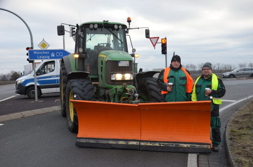 Blockade A9 Bitterfeld-Wolfen in Richtung München