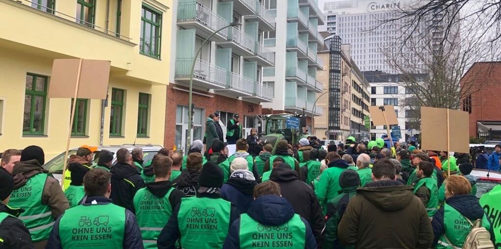 Protest-Demo in Berlin am 26.1.24