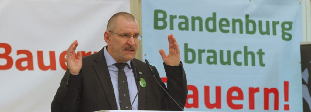 Brandenburgs Bauernpräsident Henrik Wendorff zu den Bauernprotesten