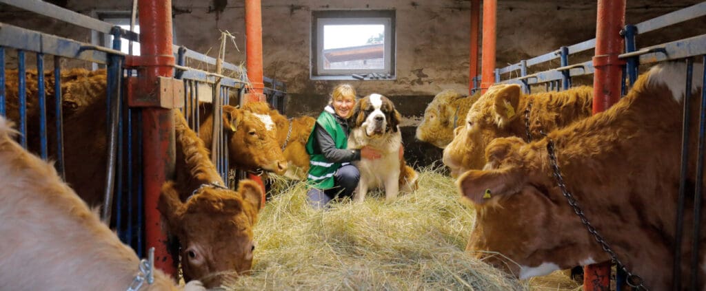 Landwirtin Manuela Scheil in Teschendorf