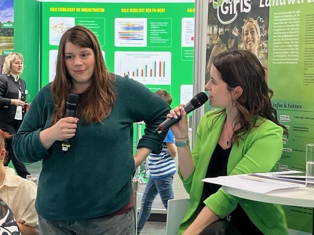 Annemarie Paulsen im Gespräch auf der agra 2024