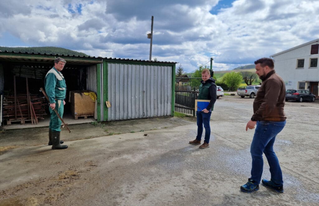 Besuch beim Praxispartner der Bauernzeitung in Thüringen im April