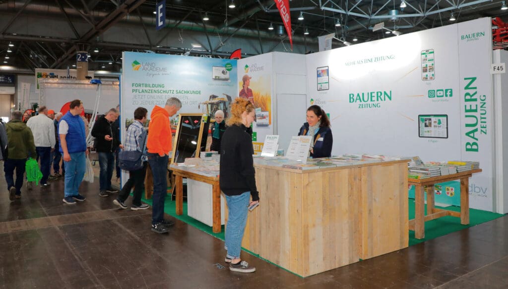 Messe-Stand der Bauernzeitung auf der agra 2024