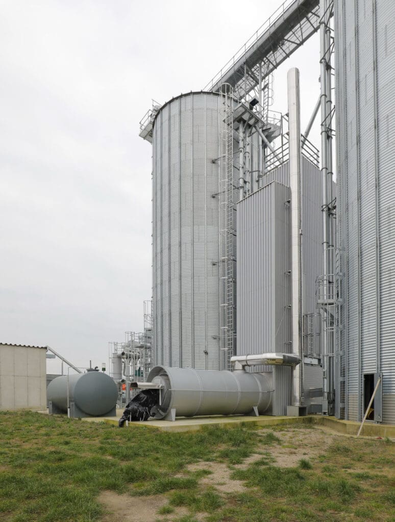 Getreide-Silos Trockner