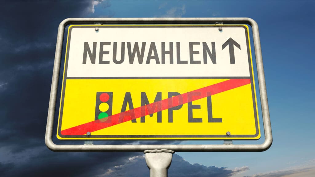 Das Ampel-Aus - Die Ampelkoalition in Deutschland ist am Ende, Neuwahlen