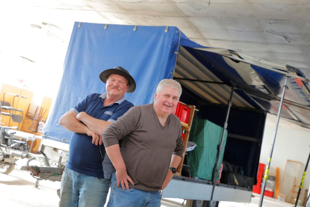 Bernd Schulz (r.) und Friedbert Enders (l.)