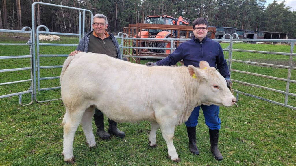 Vater und Sohn sind ein eingeschworenes Team: Gerd und Marcus Sommer mit ihrer hoch benoteten Gina PP.
