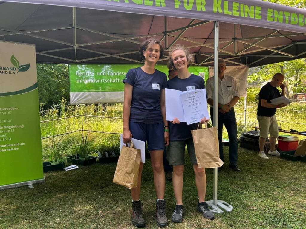 Anne Noltenius und Marie Kaufmann - beste Gärtnerinnen aus Mitteldeutschland