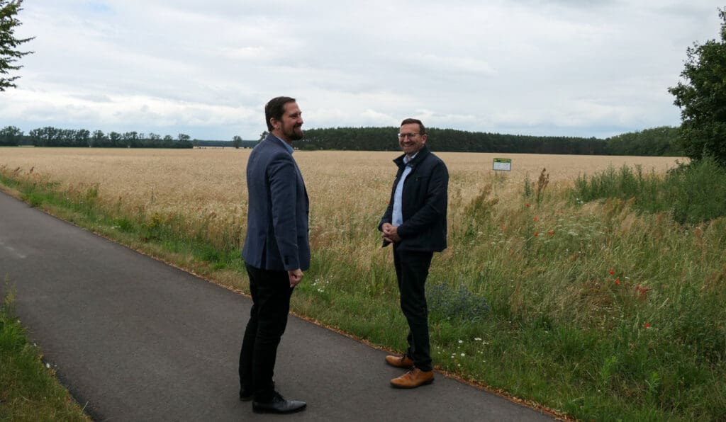Die Fläche für die Windkraftanalgen. Der Windpark soll zur Energiewende beitragen.